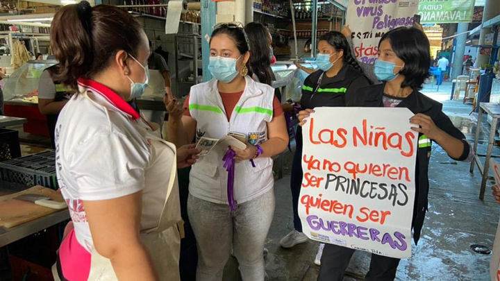 Los mensajes se enfocaron en  respeto y equidad 