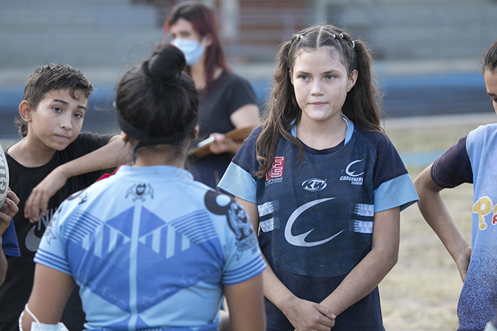 Antonella Garavito juega con el club Carboneros. Foto: @juanpcohen