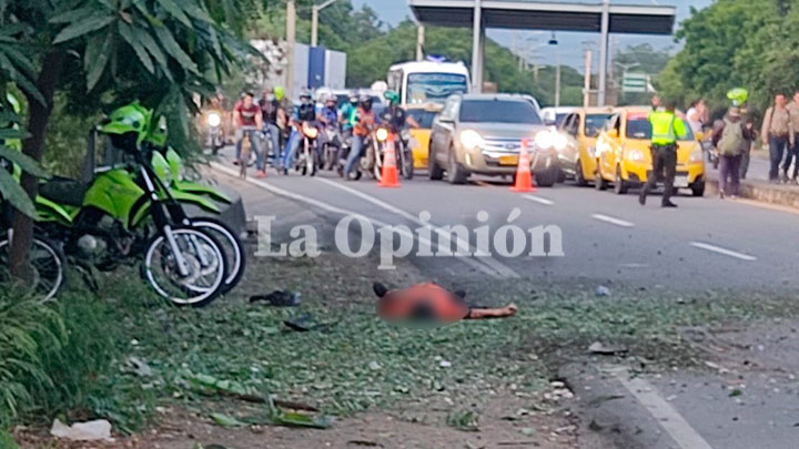 El hecho ocurrió en inmediaciones de la avenida Demetrio Mendoza, frente al barrio Prados del Este.