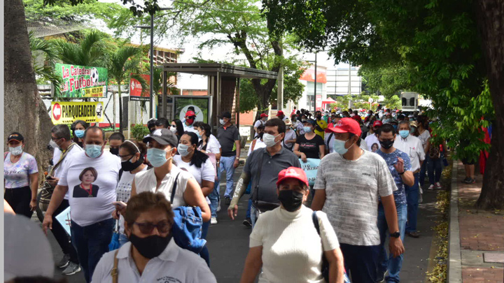 La centrales obreras también marchan en Cúcuta 
