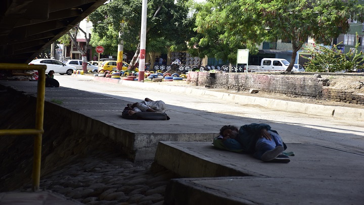 En la ciudad hay aproximadamente 1.500 habitantes de calle. / Foto: Pablo Castillo / La Opinión 