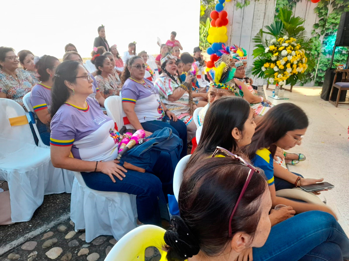 Ellas participaron de varias actividades culturales.