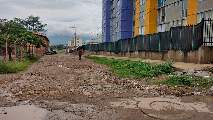 La vía lleva 7 años sin una sola intervención de la alcaldía de Cúcuta.