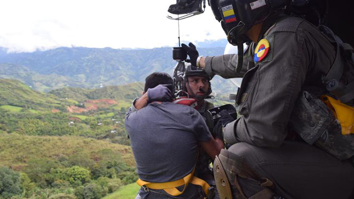 La experiencia de los rescatistas en este tipo de misiones, fue fundamental./Foto: Colprensa