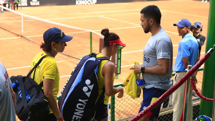 El evento se desarrolla en las canchas de polvo de ladrillo del Tennis Golf Club