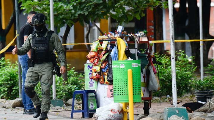 La explosión se registró a las 11:30 a.m./AFP