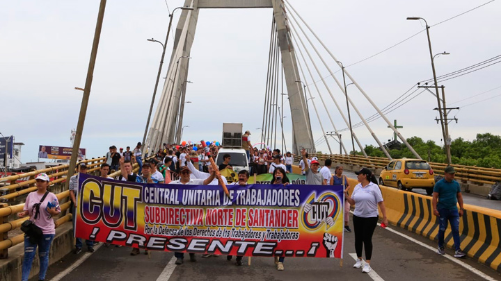 Movilización en pro de las reformas.