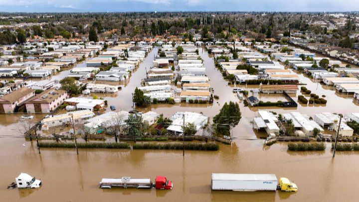 Estados Unidos-Inundaciones en California tras el paso del 'Ciclón bomba'.