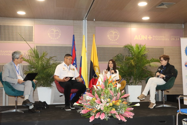 Los asistentes al foro pudieron disfrutar de las presentaciones culturales de la Camerata y la Coral de la Unipamplona