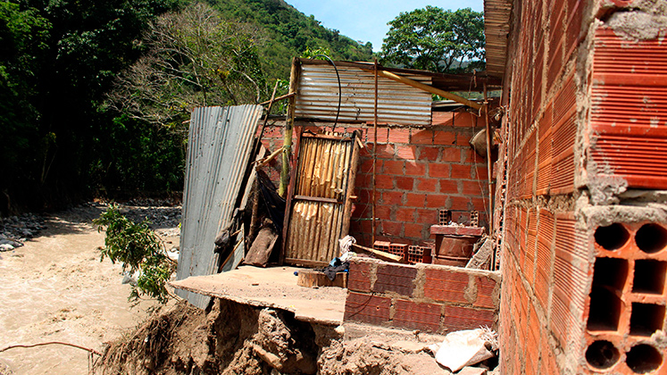 Familias afectadas por emergencia en el corregimiento San José de Castro de Arboledas.