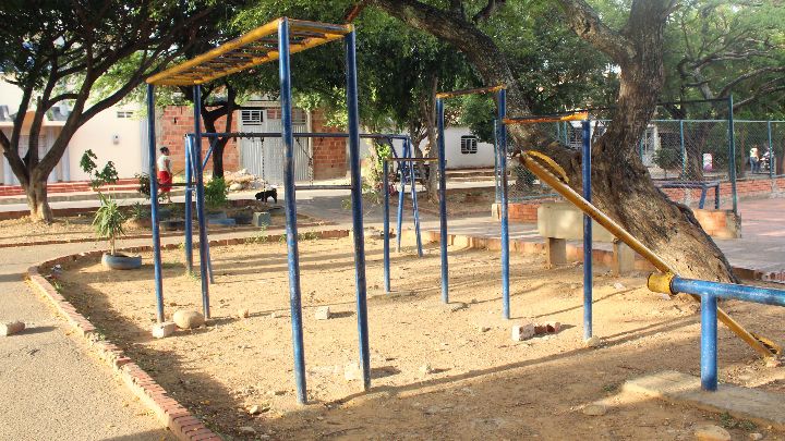 La infraestructura de la ‘Cancha de la Virgen’ está en deterioro. 