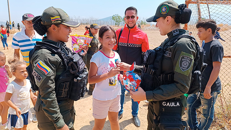 La actividad dejó una sonrisa en el rostro de todos los niños asistentes.