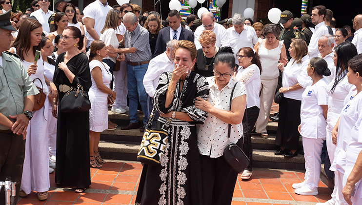 Durante la eucaristía, abundaron los reconocimientos y la exaltación a la vida y trayectoria de Álvaro Salgar