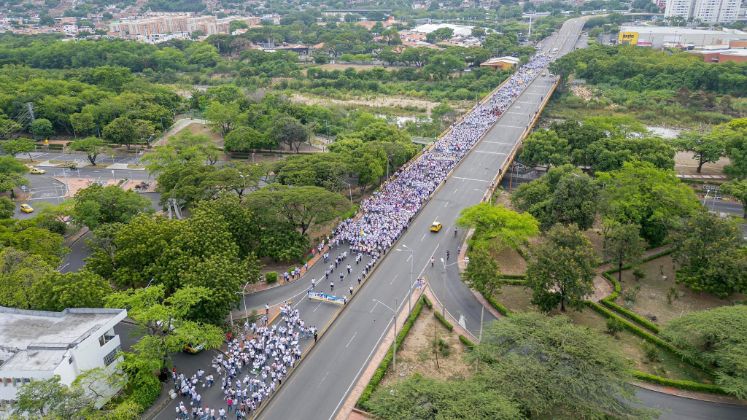 La marcha se desarrolló de manera pacífica. / Foto: Cortesía de la Alcaldía de Cúcuta / La Opinión 