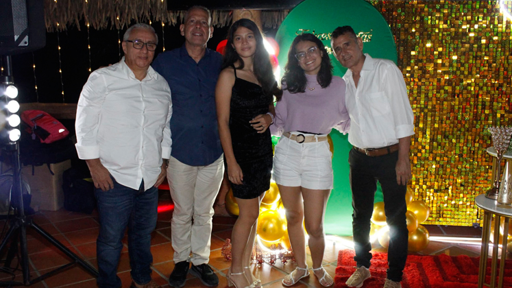 Manuel Antonio González, William Zapata, Diana Valentina Oviedo (practicante colegio), Yorimar Rodríguez y Jaime Zapata.