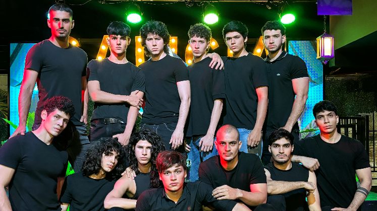 Los hombres también tuvieron protagonismo en el evento. 
