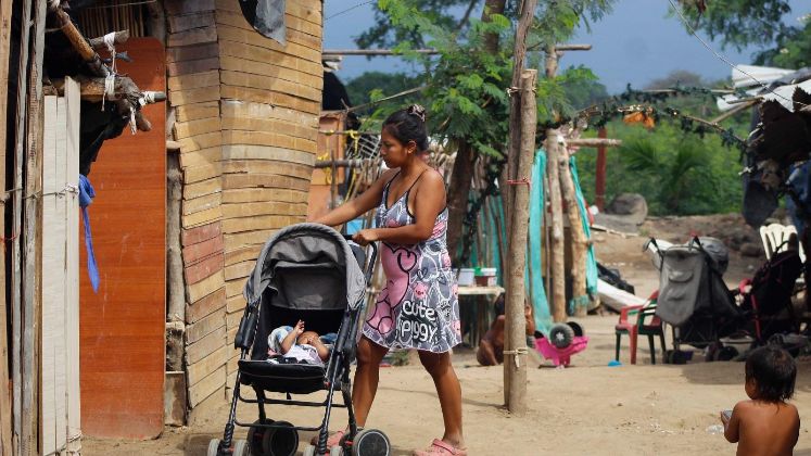 Alrededor de 100 menores de edad hay en esta comunidad