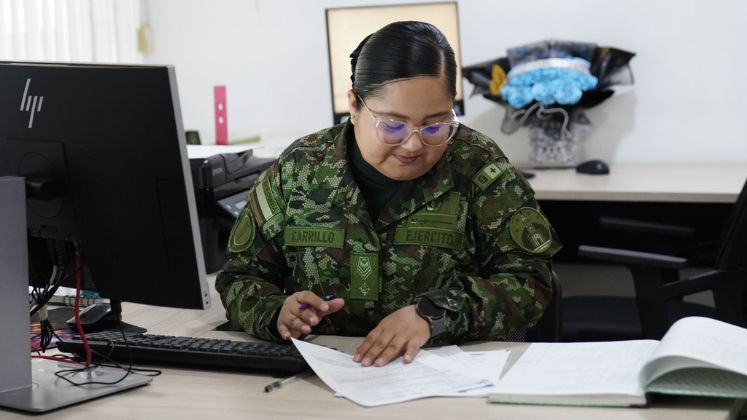 Carrillo se desempeña en la Trigésima Brigada del Ejército Nacional, en Cúcuta.