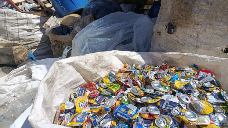 Desde la asociación les compran los materiales a los recicladores a un precio digno - Foto Juan Marco.
