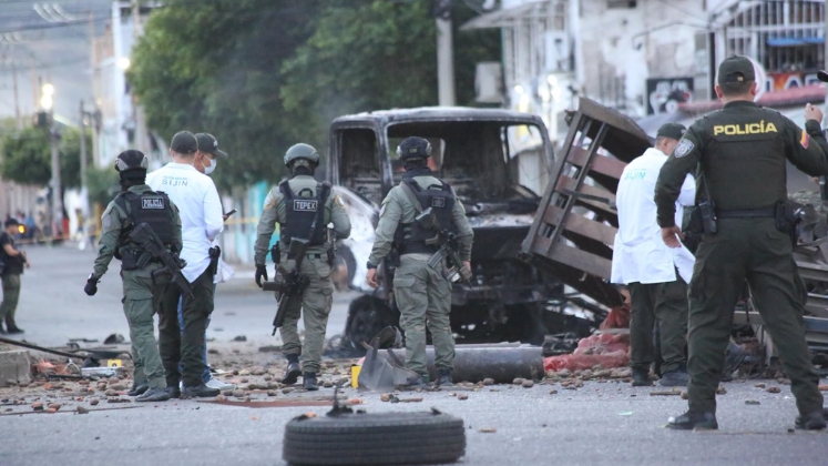 Atentado en inmediaciones al Denor