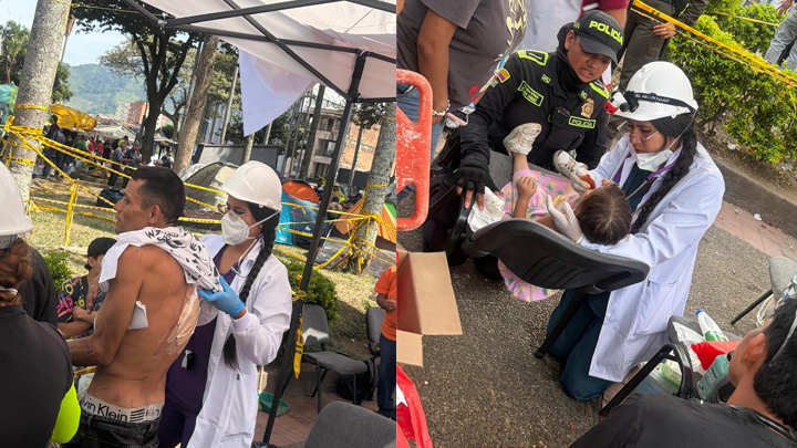 El pasado sábado (ayer 22 de agosto) concluyó su voluntariado en la capital risaraldense