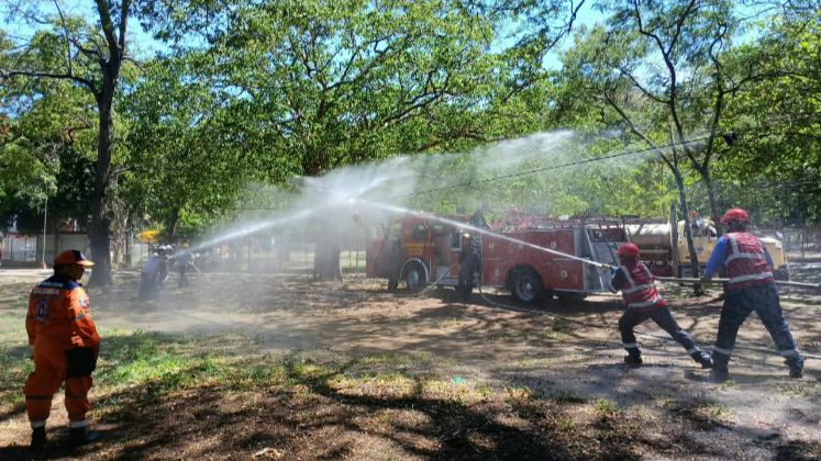 Este ejercicio estuvo organizado por la Secretaría para la Gestión del Riesgo de Los Patios, con el acompañamiento de Defensa Civil, el Cuerpo de Bomberos y la Cruz Roja.