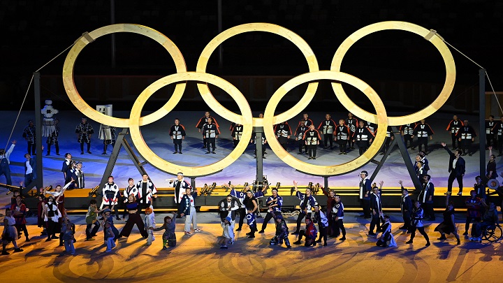 La ceremonia de apertura de los Juegos Olímpicos de Tokio-2020./Foto: AFP