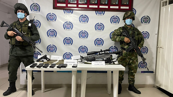 Armamento incautado
