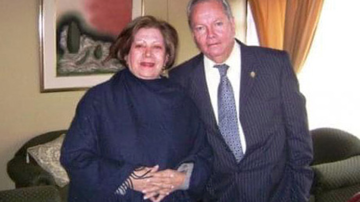 Ana Mercedes Arenas con su esposo Jorge Villa Olarte./ Foto  Cortesía.