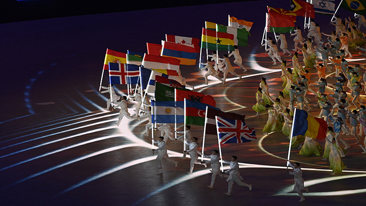 Ceremonia de los Juegos Olímpicos.