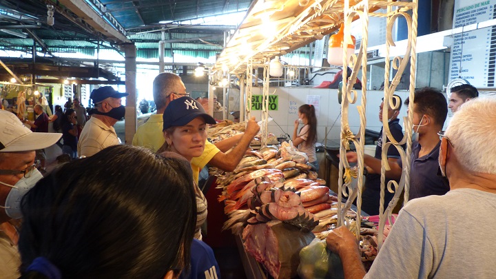 Con altos precios llegó el pescado a Táchira. Foto Anggy Polanco 