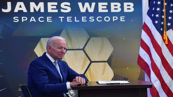 Es un día "histórico", celebró el presidente Joe Biden durante la presentación en la Casa Blanca./Foto: AFP