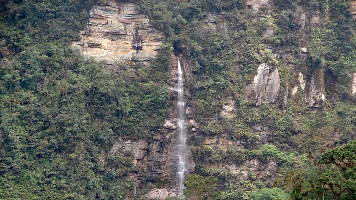 Una de las cascadas del Parque Nacional El Tamá, donde nace el Río Táchira Foto: Ministerio de Ecosocialismo.