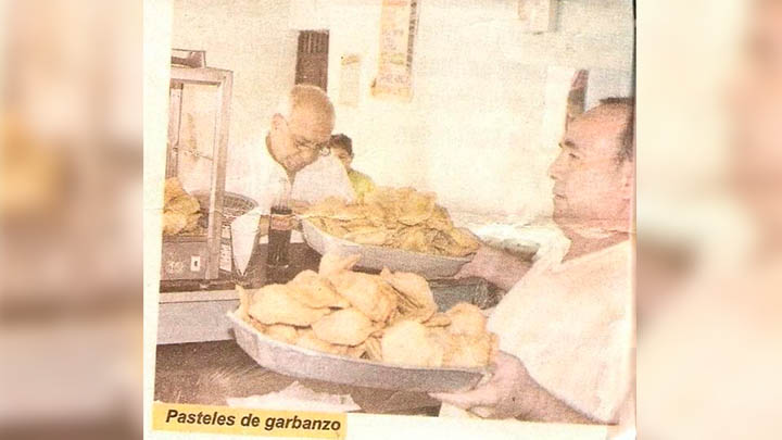 Historia del pastel de garbanzo