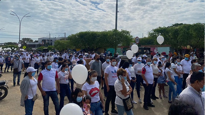 Marcha por la paz.