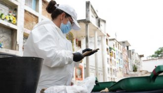 Desde ayer y hasta el 30 de octubre habrá restricciones para el ingreso al cementerio municipal./Foto: Cortesía