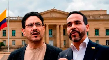 Abelardo de la Espriella e Ivan Cepeda. Foto Colprensa