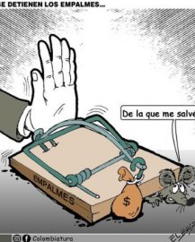09-07-26 - Caricatura, Se detienen los empalmes