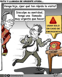 Visita y llamada de urgente ayuda...