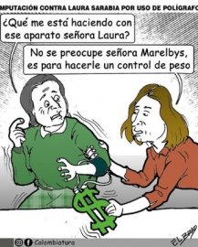 01-09-26 - Caricatura, Imputación Laura Sarabia.