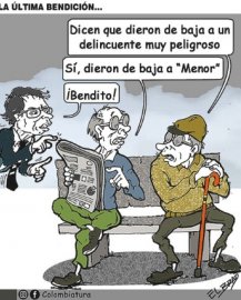 05-09-26 - Caricatura, La última bendición.