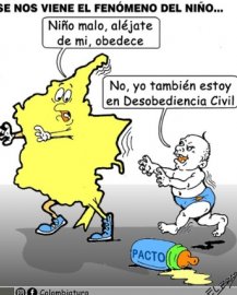 14-09-26 - Caricatura, Se nos viene el fenómeno del Niño.