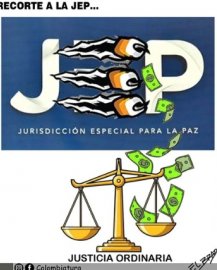 22-09-26 - Caricatura, Recorte a la JEP...