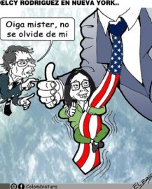 24-09-26 - Caricatura, Delcy Rodríguez en Nueva York..