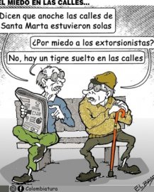 25-09-26 - Caricatura, El miedo en las calles.