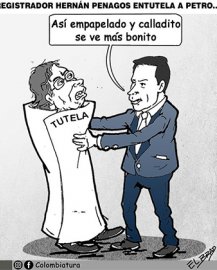 Registrador Hernán Penagos entutela a Petro