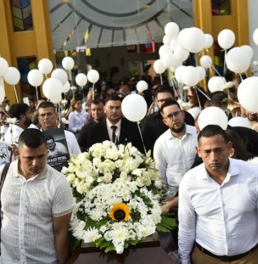Sentida despedida dio Cúcuta al periodista Cristian Hernando Herrera/Foto Cortesía
