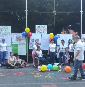 PROTESTA EN COOSALUD 