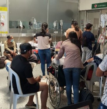 Sobreocupación supera el 300% en el hospital Erasmo Meoz