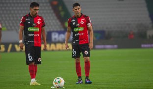 Leider Berdugo y Mauricio Duarte, Cúcuta vs. Once Caldas. 
